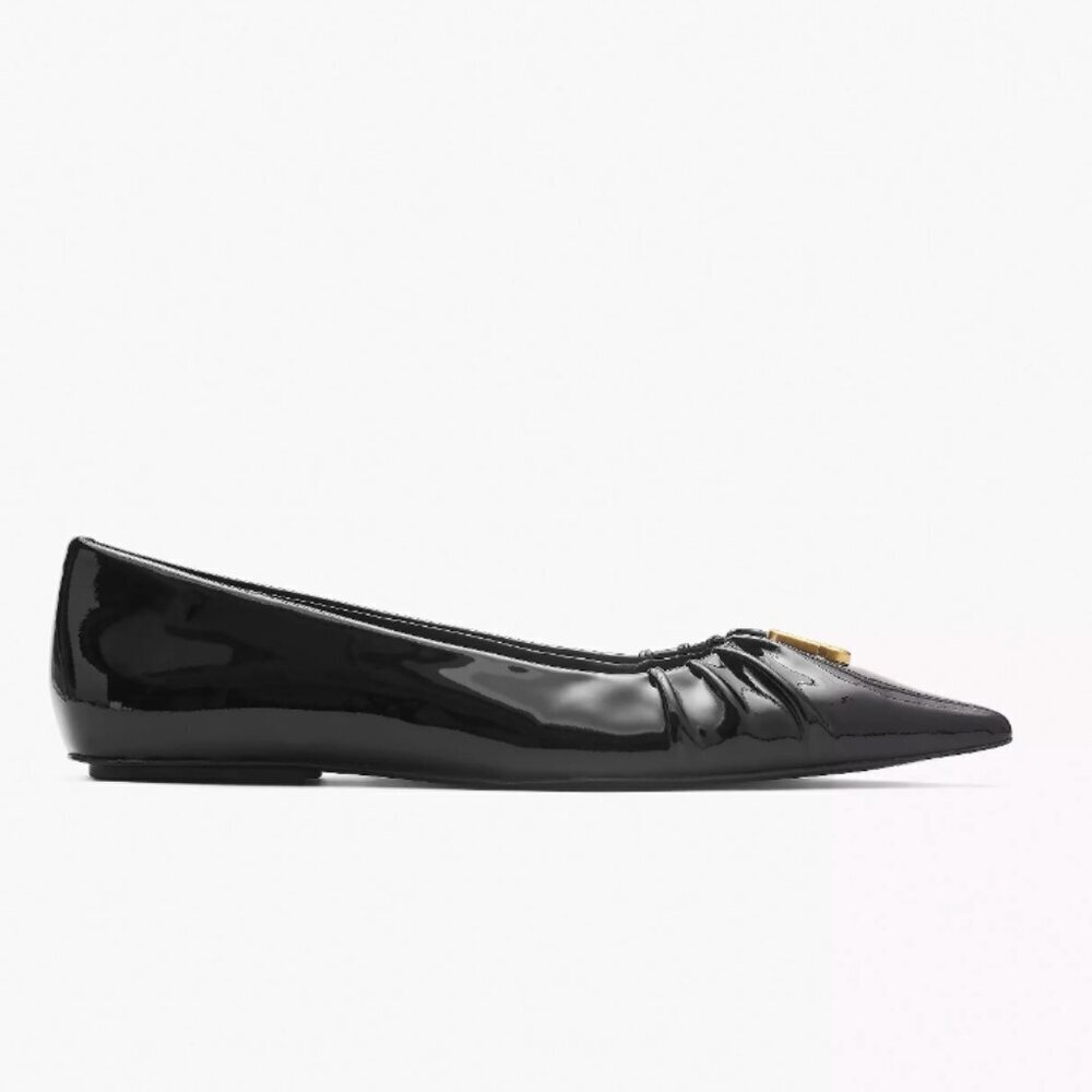 NIB! NEW! Marc Jacobs The Ali Ballerina Flat -Women Black - Picture 5 of 10